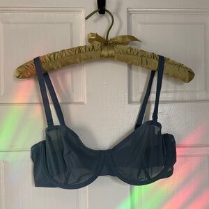 CUUP Steel Blue Balconette Bra